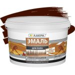 Эмаль акриловая Лакра для пола красно-коричневая 2,4 кг