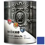 Грунт-эмаль алкидно-уретановая Mokke 02408 3 в 1 синяя 2,7 кг