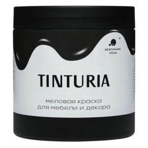 Краска для мебели и декора TINTURIA 0,75кг безлунная ночь