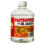 Растворитель 647 ВЕРШИНА 0,5л
