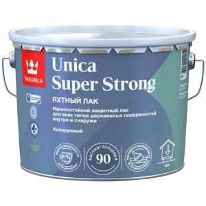 Лак универсальный Tikkurila Unica Super Strong 700014010 база EP глянцевый 9 л