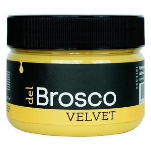 Краска акриловая DEL BROSCO Velvet интерьерная 0,25л желтая