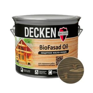 Масло-лазурь DECKEN Bio Fasad Oil Wood Тик 2,5 л