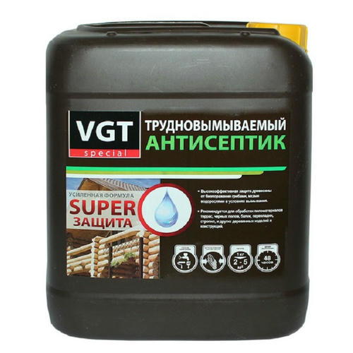Антисептик трудновымываемый VGT 5 кг
