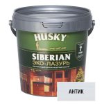 Защит. декор. покрытие HUSKY SIBERIAN ЭКО-ЛАЗУРЬ антик 0,9л