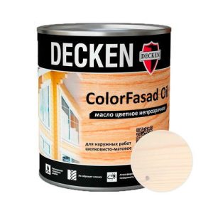 Масло DECKEN Color Fasad Oil Trend Слоновая кость 0,75 л