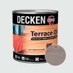Масло DECKEN Terrase Oil Spice для террас Базальт 0,75 л