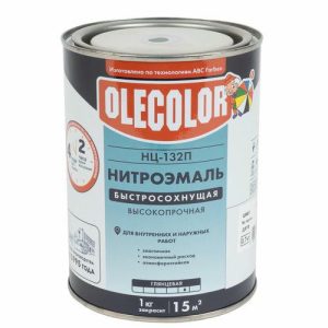 Эмаль НЦ-132П Olecolor зеленый 0,7 кг