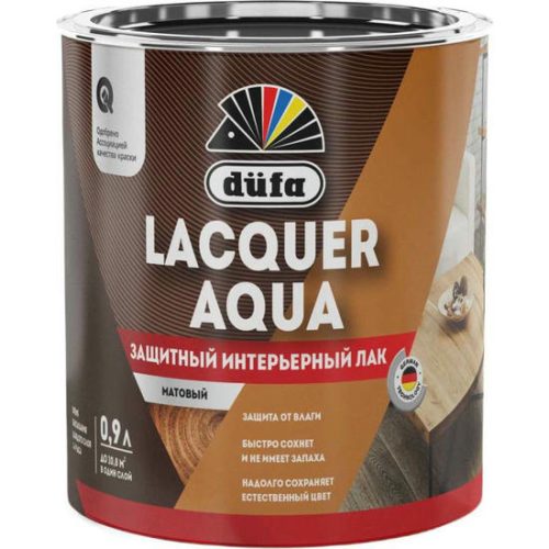 Лак интерьерный Dufa Lacquer Aqua матовый 0,9 л