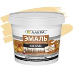 Эмаль акриловая Лакра для пола бежевая 0,9 кг