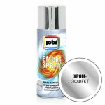 Эмаль JOBI аэрозольная с хром-эффектом хром. 400мл