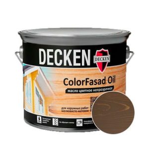 Масло DECKEN Color Fasad Oil Trend Темно-коричневый 2,5 л