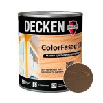 Масло DECKEN Color Fasad Oil Trend Темно-коричневый 0,75 л