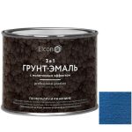Грунт-эмаль Elcon Smith 3 в 1 с молотковым эффектом синяя 0,4 кг