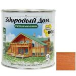 Средство для защиты древесины Здоровый дом Махагон 0,8 л