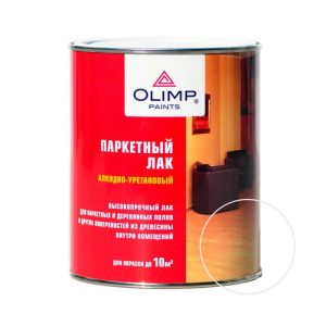 Лак OLIMP для паркета полуматовый 0,9 л