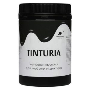 Краска для мебели и декора TINTURIA 0,35кг безлунная ночь