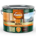 Пропитка декоративная для защиты древесины Pinotex Ultra AWB Сосна 9 л