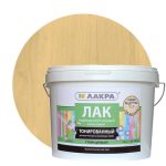 Лак акриловый Лакра тонированный глянцевый бесцветный 10 кг