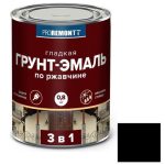 Грунт-эмаль Proremontt 3 в 1 черная 0,8 кг