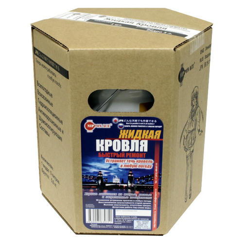 Мастика NIP Ponace Жидкая кровля полимерная водовытесняющая 5л