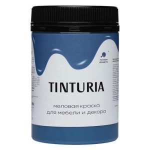 Краска для мебели и декора TINTURIA 0,35кг голубая диадема