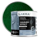 Эмаль алкидная ЛАКРА с молотковым эффектом черная 2,5кг