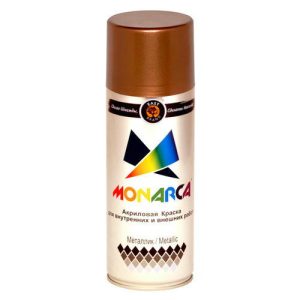 Краска аэрозольная MONARCA металлик медь 520мл