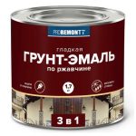 Грунт-эмаль алкидная PROREMONTT 3в1 по ржавчине черная 1,7кг