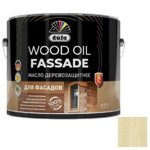 Масло деревозащитное для фасадов Dufa Wood Oil Fassade бесцветное 1,9 л