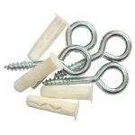 Шуруп-кольцо 32x5,8x12мм с дюбелем 4шт