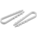 Дюбель-хомут ЭРА для круглого кабеля 11-18мм белый 10шт