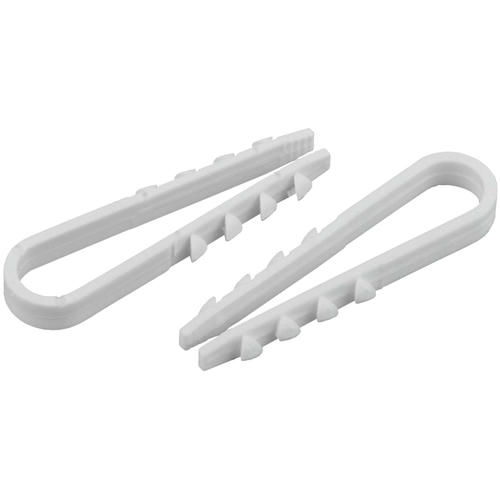 Дюбель-хомут ЭРА для круглого кабеля 11-18мм белый 10шт