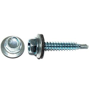 Саморез кровельный Креп-Комп ск4860ф с шайбой EPDM 4,8х60 мм 150 штук