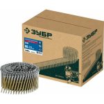 ЗУБР CNW 80 х 3.1 мм, барабанные гвозди рифленые оцинкованные, 3600 шт