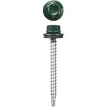 STAYER 29 x 4.8 мм, 400 шт., RAL 6005 зеленый насыщенный, саморезы СКД кровельные для деревянной обрешетки Master