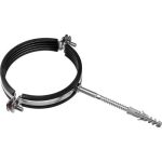 ЗУБР 1 шт., 4", оцинкованный, в комплекте с сантехнической шпилькой и дюбелем, хомут трубный с гайкой Мастер