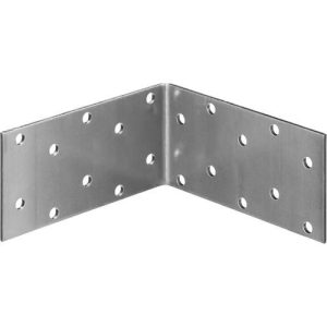 ЗУБР УКР-2.0, 50 x 100 x 100 x 2 мм, цинк, равносторонний крепежный уголок