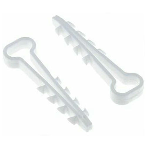 Дюбель-хомут DORI для плоского кабеля 5-10мм 100шт белый — изображение 2