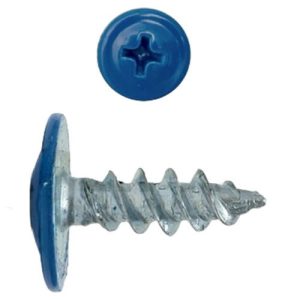 Саморез с пресс-шайбой Креп-Комп RAL5005 острый 4,2х13 мм 1500 шт