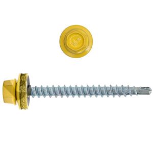 Саморез кровельный Креп-Комп ск511018к 4,8х51 мм Ral 1018 желтый 2000 штук