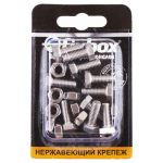 Болт DIN933 М6x16 с гайкой нерж сталь 10шт