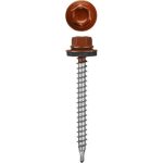 STAYER 25 x 5.5 мм, 420 шт., RAL 3003 рубиново-красный, саморезы СКМ кровельные для металлических конструкций Master