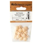 Заглушка на стяжку 4мм дерево сосна 16шт