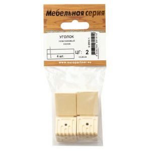 Уголок монтажный 24х25мм сосна 4шт