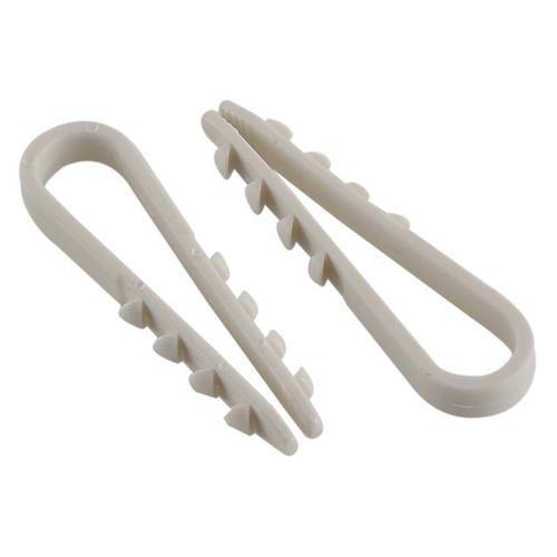 Дюбель-хомут для кабеля нейлоновый 11-18мм серый 30шт — изображение 2