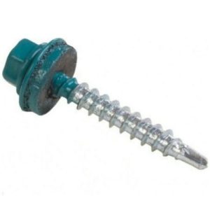 Саморез кровельный Креп-Комп ск705021кф 4,8х70 мм Ral 5021 синяя вода 100 штук