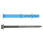 Дюбель фасадный 10х100мм с шурупом ШГ 4шт