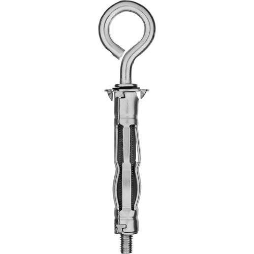 ЗУБР 100 шт., М4х32х8 мм, оцинкованный, с кольцом, анкер МОЛЛИ для пустотелых конструкций