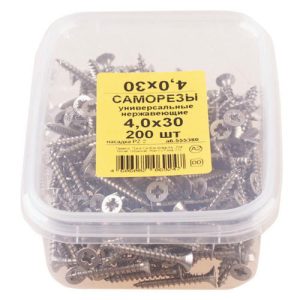 Саморез универсальный 4,0x30мм 200шт
